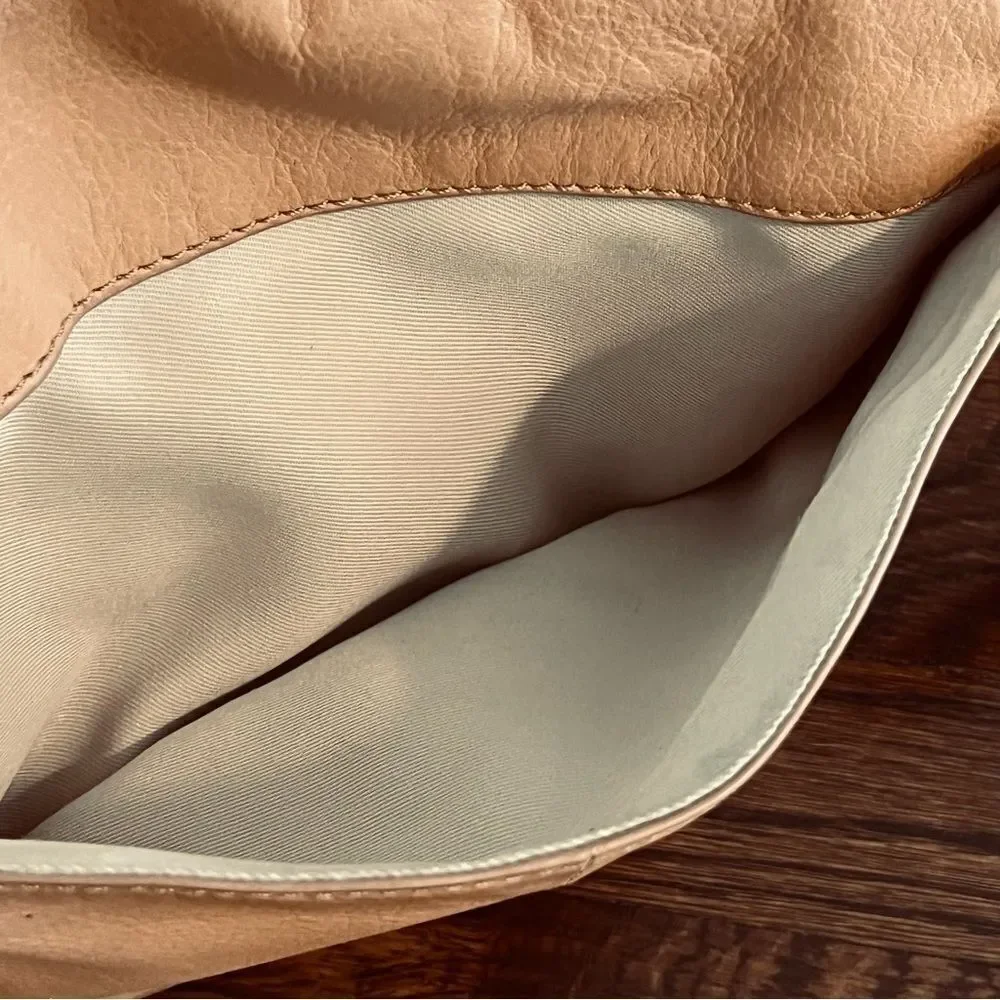 Lucky Brand Light Tan Leather Crossbody Bag - Picture 10 of 13